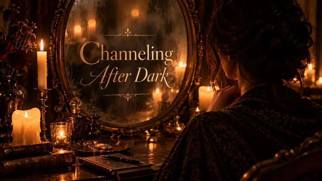 Channeling After Dark, a candlelit mirror scene